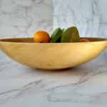 Hand-Turned Pistachio Wood Bowl - Thin, Hard & Distinctive