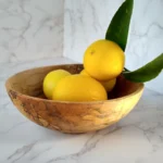 Hand-Turned Spalted Cypress Bowl - Uncommon Natural Beauty