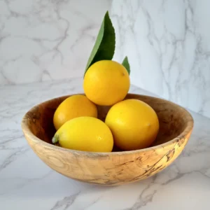 Hand-Turned Spalted Cypress Bowl – Uncommon Natural Beauty2