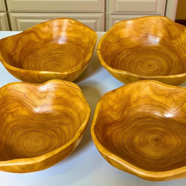 Handcarved Root Wood Bowl - Organic Artistry and Natural Elegance
