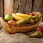 Handcrafted Olive Wood Fruit Bowl - Rustic Elegance & Versatile Use