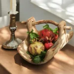Handcrafted River Willow Fruit Basket