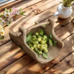 Handcrafted River Willow Fruit Basket