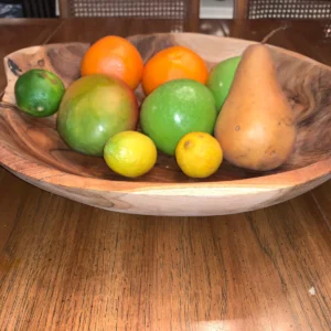 Live Edge Hand-Carved Teak Root Serving Bowl2