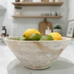 Rustic Natural Wood Bowl - Multifunctional Storage & Décor