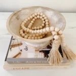 Rustic Natural Wood Bowl - Multifunctional Storage & Décor