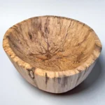 Rustic Spalted Birch Serving Bowl - Unique Natural Charm